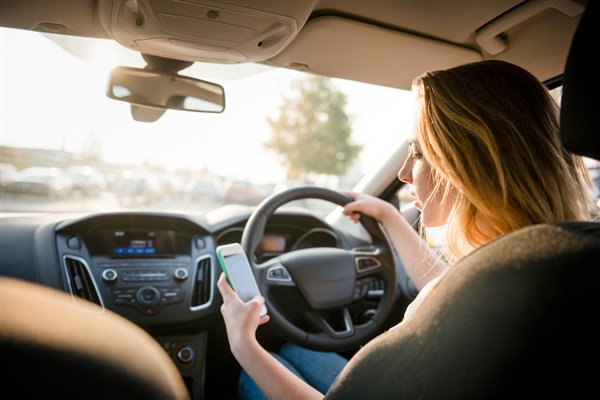More than half of young drivers admit to illegal phone use